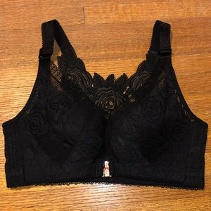 ❤️Cute flower lace racer back bra 36B or S/M